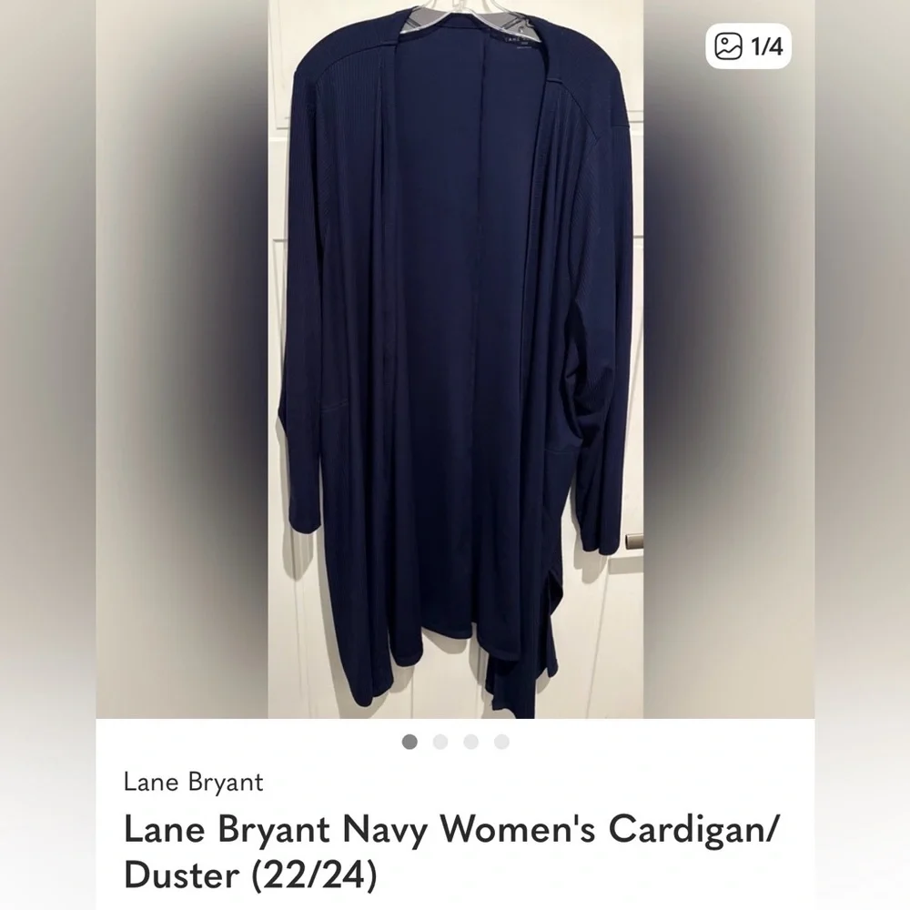 BUNDLE ~ 2 for $20 ~ Lane Bryant Duster Sweaters (22/24) - Picture 2 of 2